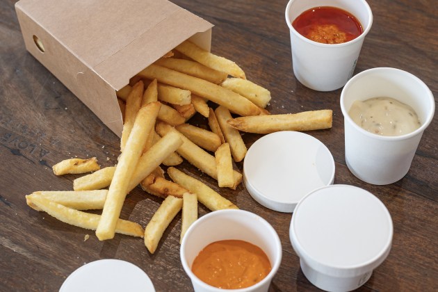 BioPak's paper sauce cups.