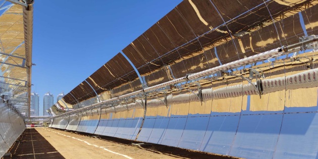 The $39.3 million Mars Wodonga Solar Thermal Plant includes the installation of an 18-megawatt Parabolic Trough Concentrated Solar Thermal (CST) plant that will provide up to 10 hours of thermal energy storage for cooking petfood. (Image: Mars)