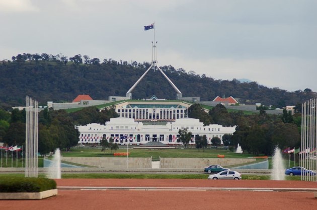 Parliament House in Canberra. (Steve Hitchen)