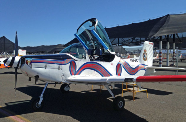 A very special one-off livery on a BAe aircraft.