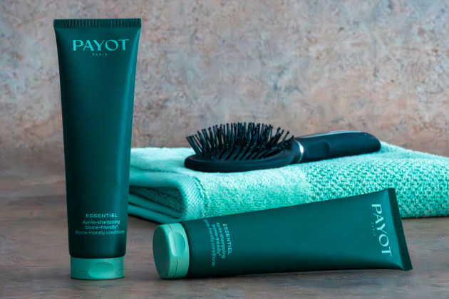 Payot's new essential hair care range won the plastic tube category with a high PCR content.