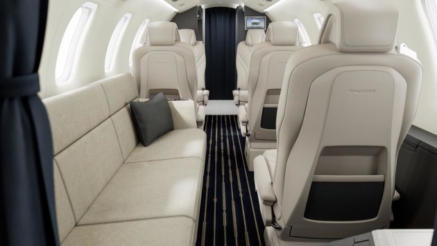 The aircraft has been purpose-built for executive and luxury travel, featuring a spacious cabin, flat floor interior and flexible seating configuration tailored for both corporate and private charter. (Pilatus Aircraft Ltd, Stans, Switzerland)