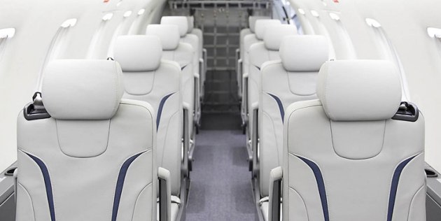 Pilatus' PC-24 commuter version seats 10 passengers. (Pilatus)