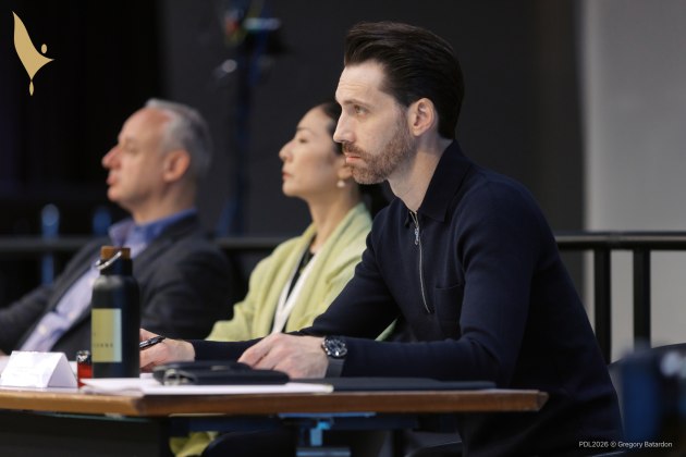Christian Tatchev on the jury. Image by Gregory Batardon, courtesy of Prix de Lausanne