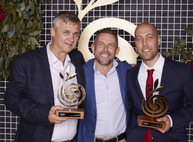 (L-R): Petar Pirovic, Andy Monk and Simon Schulz.