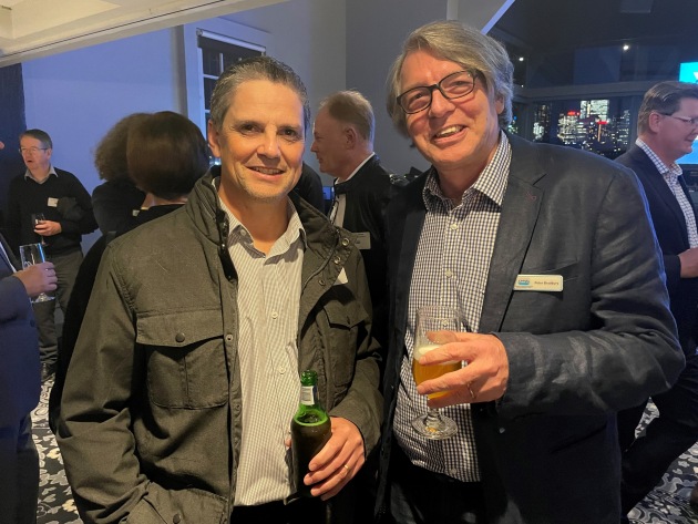 John Williams of Nordson with APPMA Board director Peter Bradbury, of ABB.
