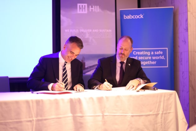 Peter Malinauskas and Michael Lempke signing the Memorandum of Understanding between the SA Government and HII.
Credit: SA Government