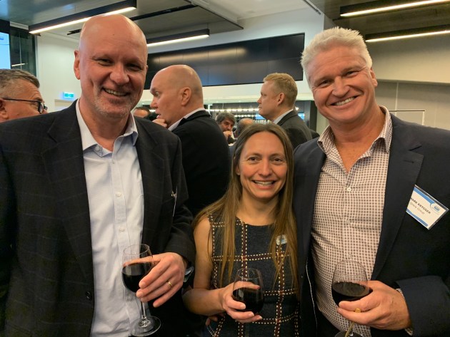 Peter Sullivan, Festo, Samantha Saunders, Imtegrated Machinery and Mark Krygger, Orora.