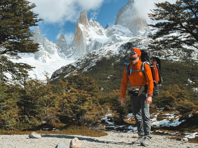Hiking with a heavy pack. Marina Zvada/Pexels