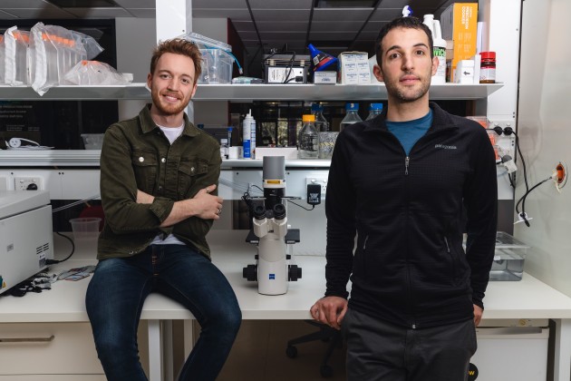 VOW co-founders Tim Noakesmith (left) and George Peppou