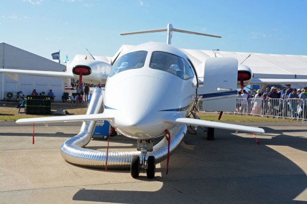 Piaggio's P180 Avante was positioned in the market between Beechcraft's King Air range and low-end corporate jets. (Steve Hitchen)