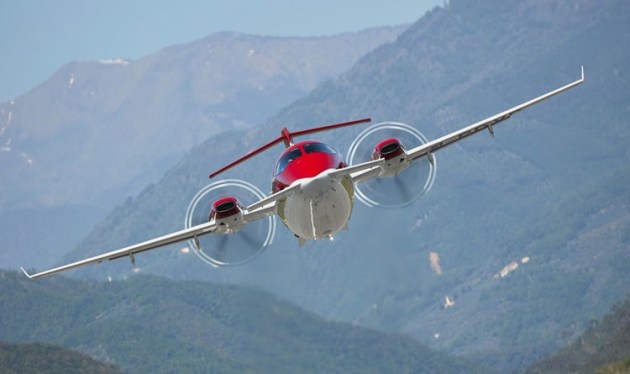 Piaggio's P.180. The world-wide fleet has reached one million flying hours. (Piaggio Aerospace)