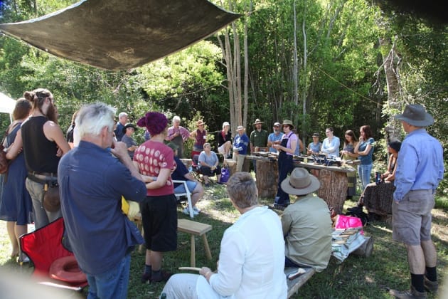 Carol Russell delivers her workshop to an eager Spoonies&rsquo; crowd.