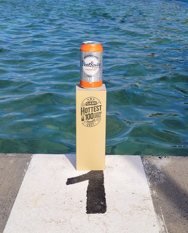 In the closest finish ever recorded, Crankshaft American IPA from Canberra's Bentspoke brewery has taken top honours in the annual GABS Hottest 100 Aussie Craft Beers poll for the second year in a row.
