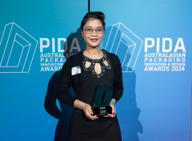 Dr Ruby Chan: winner of the PIDA 2024 Young Packaging Professional award.