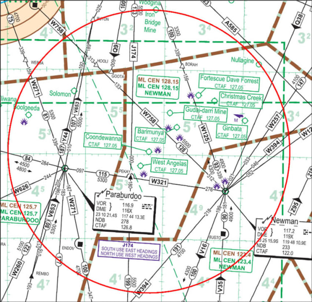 The OAR airspace review was centred on Coondewanna Airport. (CASA)