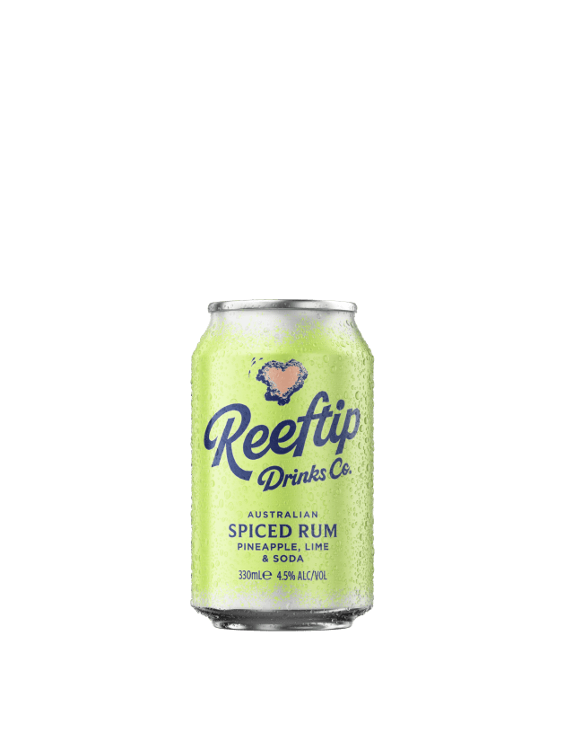 Diageo Australia&rsquo;s new drinks brand Reeftip Drinks Co. is staking a claim in the growing spiced rum category while meeting corporate responsibility goals in its partnership with the Coral Nurture Program. (Image: Diageo)