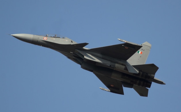 An Indian Sukhoi fighter.
Nigel Pittaway