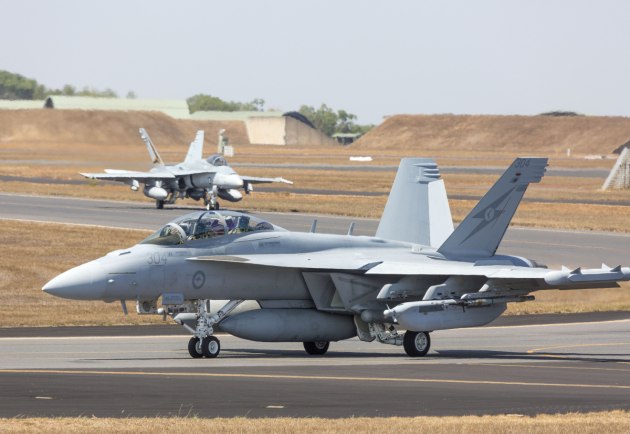 An EA-18G Growler from No. 6 Squadron. Defence