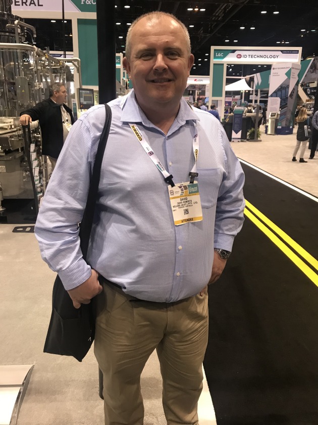 PKN bumped into David Roberts of Kellogg, visiting Pack Expo to catch up on the latest sustainable innovations from material suppliers.