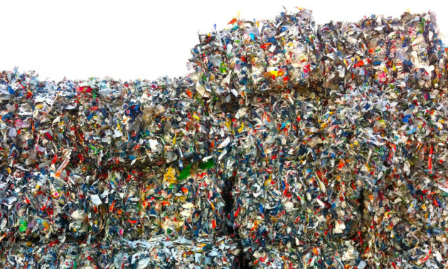 Plastic waste: to be recycled