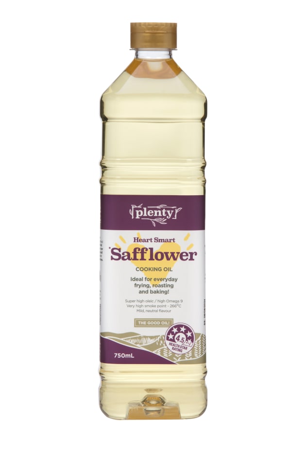 Australian cold-pressed oil manufacturer Plenty Foods says its latest release, a super high oleic safflower oil, has superior cooking qualities and health credentials that will &ldquo;shake up&rdquo; the $920 million edible oil category.