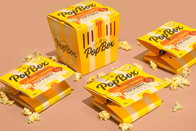 PopBox expands its range at Coles with the launch of Caramel Crunch.