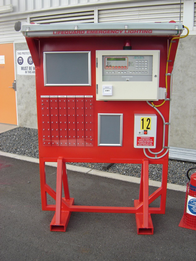 ASC's portable alarm control panel. Credit: ASC