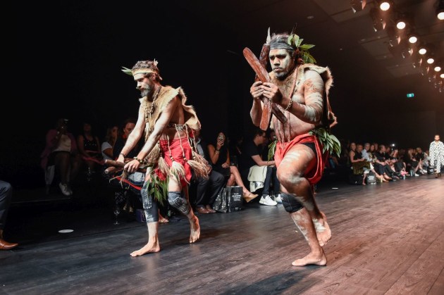 PayPal Melbourne Fashion Festival 2022 - First Nations Runway. Picture by Lucas Dawson Photography