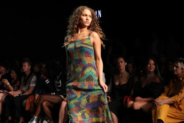 PayPal Melbourne Fashion Festival 2022 - First Nations Runway. Picture by Lucas Dawson Photography