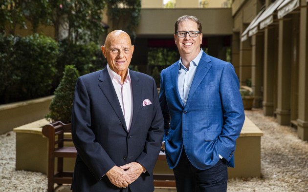 Premier Investments Chairman Solomon Lew and Premier Retail CEO Richard Murray.