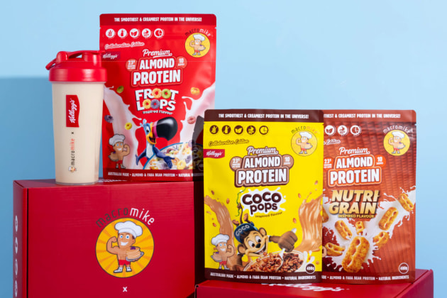 Some of Kellanova&rsquo;s most iconic Kellogg&rsquo;s cereals have been reimagined in a high-protein shake-up &ndash; with the release of a new collaboration with health and supplement brand, Macro Mike.
Source: Asembl