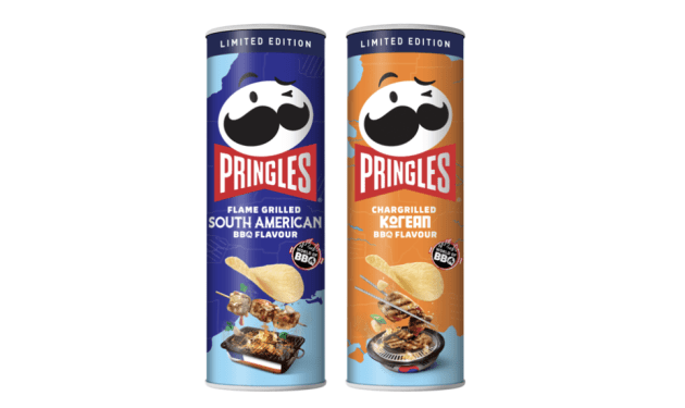 Pringles has released two new limited-edition flavours: Korean BBQ and South American BBQ.