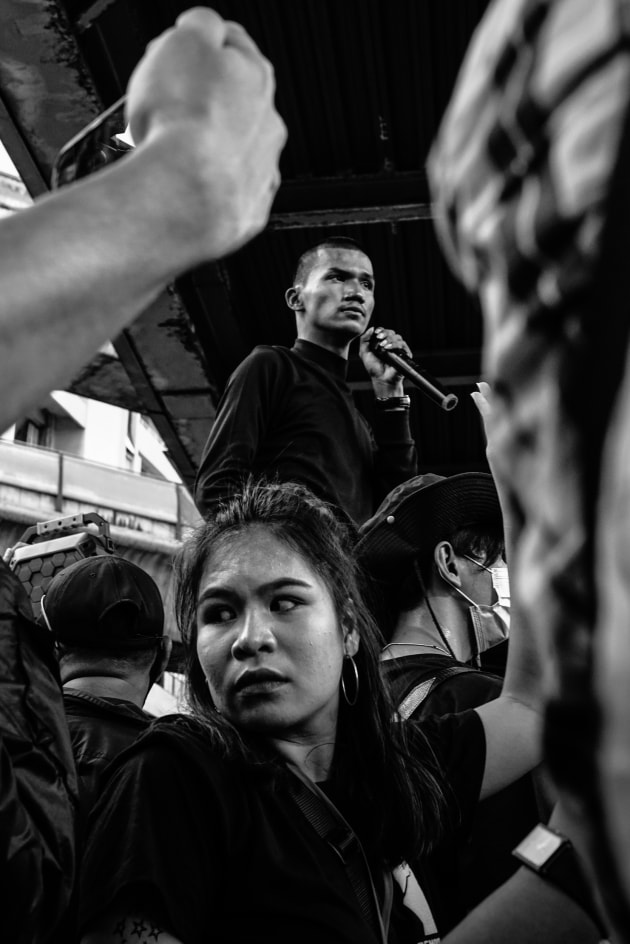 Gold in Press - Janusz Daga: Protest in Thailand. The Milk Tea Alliance