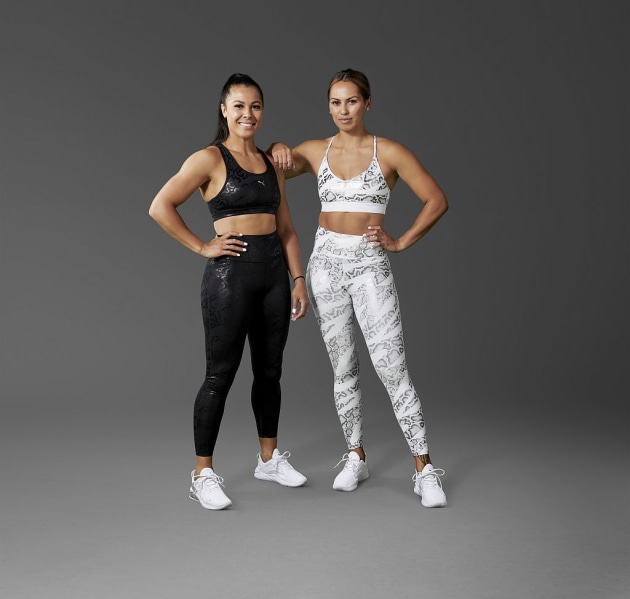 Tiana Penitani, left and Kiana Takairangi, right
