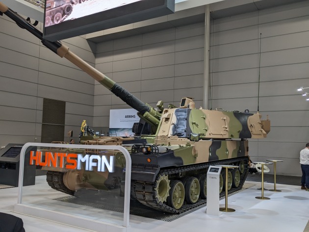 Army will now only acquire a single Regiment of AS9 Huntsman self-propelled howitzers and associated AS10 resupply vehicles.
Credit: Nigel Pittaway