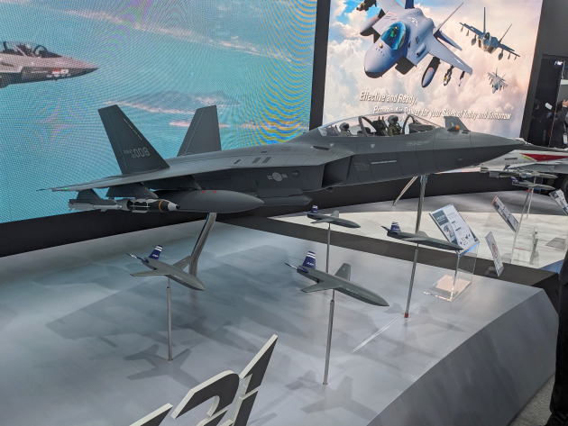 Display at ADEX 2023.
Credit: Nigel Pittaway
