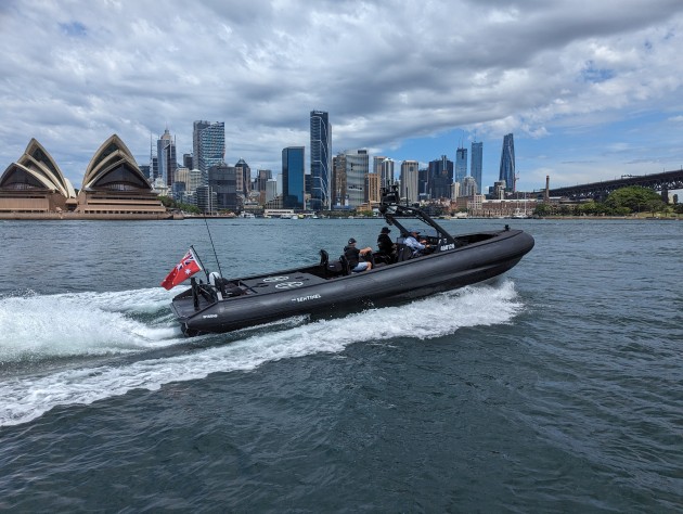 Sentinel 1100 demonstrating its autonomous capabilities at Indo Pacific 23 in Sydney.
Credit: Grant McHerron
