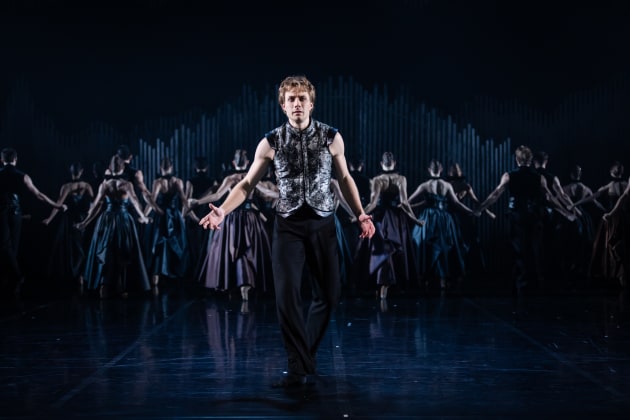 Queensland Ballet. Edison Manuel as Hamlet. Images by David Kelly