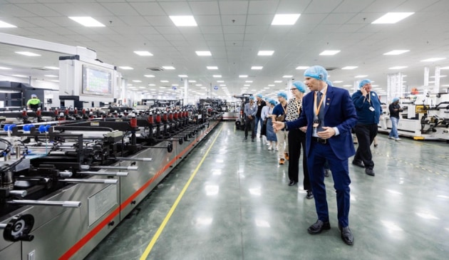 The new factory has opened with a total investment of over US$15 million and covering an area of 6,000m2.