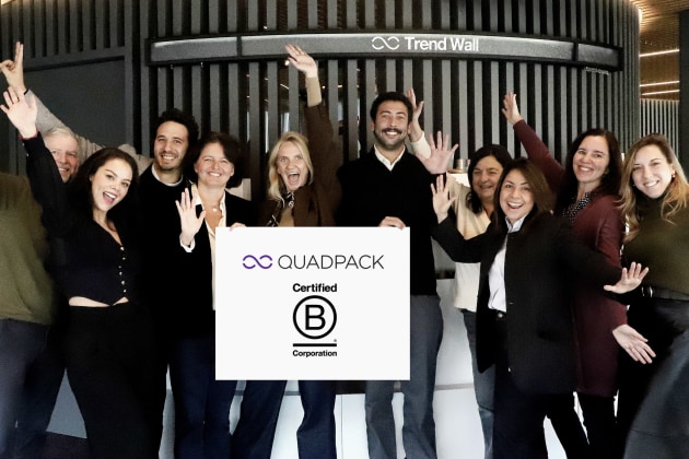 Quadpack renews B Corp certification with elevated score