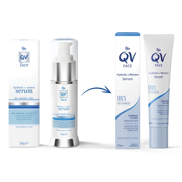 PIDA 2024 finalist Sustainable Packaging Design &ndash; QV Face Range: Ego Pharmaceuticals