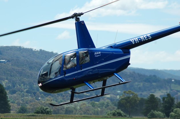 Robinson helicopters included the R44 are the most common types on the Australian civil register, and a CASA reports show no increasing trend in safety occurrences. (Steve Hitchen)
