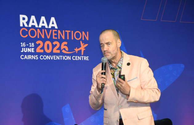Adam Spencer's talk on AI was energetic, informative and humorous.