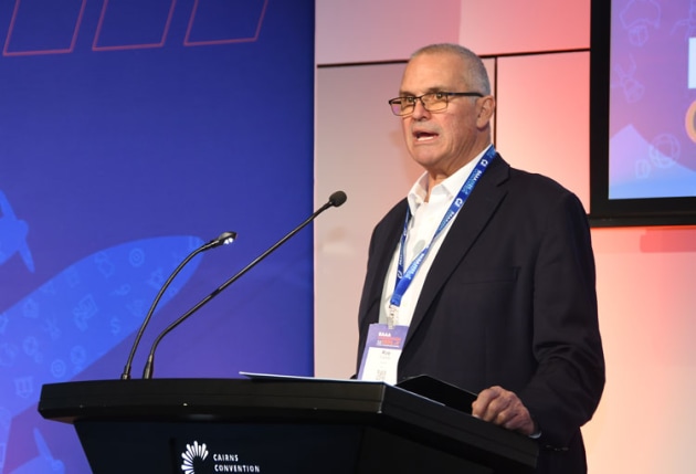 RAAA CEO Rob Walker delivers the Day One welcome.