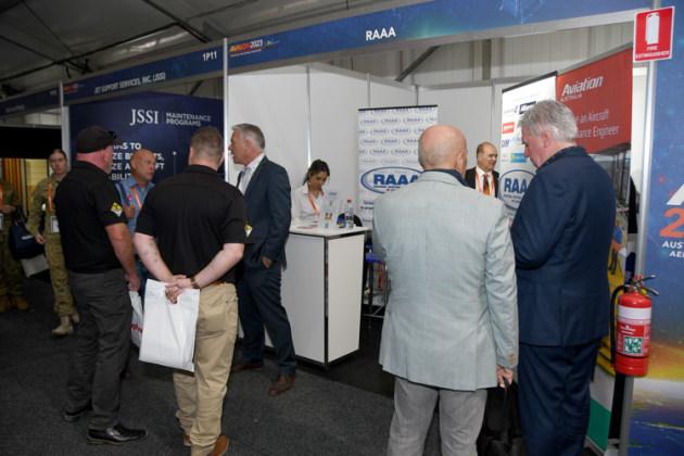 The RAAA stand was flat out with visitors across most of the trade days at Avalon 2023. (Steve Hitchen)
