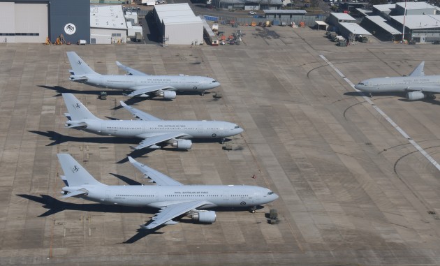 RAAF KC-30As at Amberley.

Credit: Nigel Pittaway