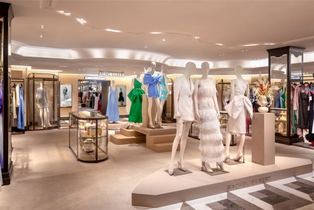 Rachel Gilbert pop-up in Harrods. Image via LinkedIn