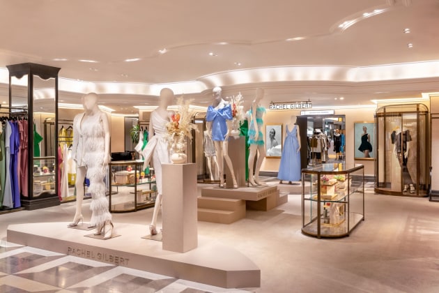 Rachel Gilbert pop-up in Harrods. Image via LinkedIn