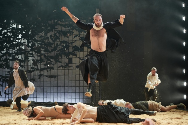 The dancers of Co3 in Raewyn Hill's 'Archives of Humanity. Photo: Chris Symes.